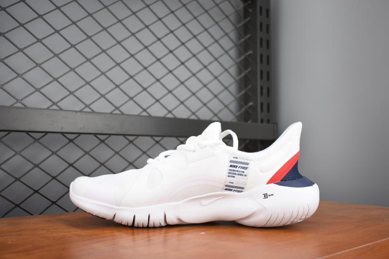 2020 Nike Free 5.0 White Red Blue
